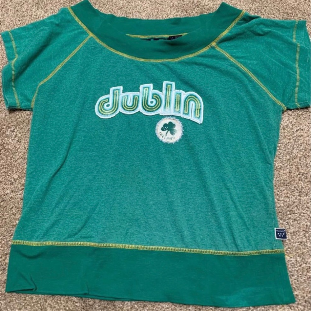 Dublin Blue Marlin 5 star green T-shirt, large